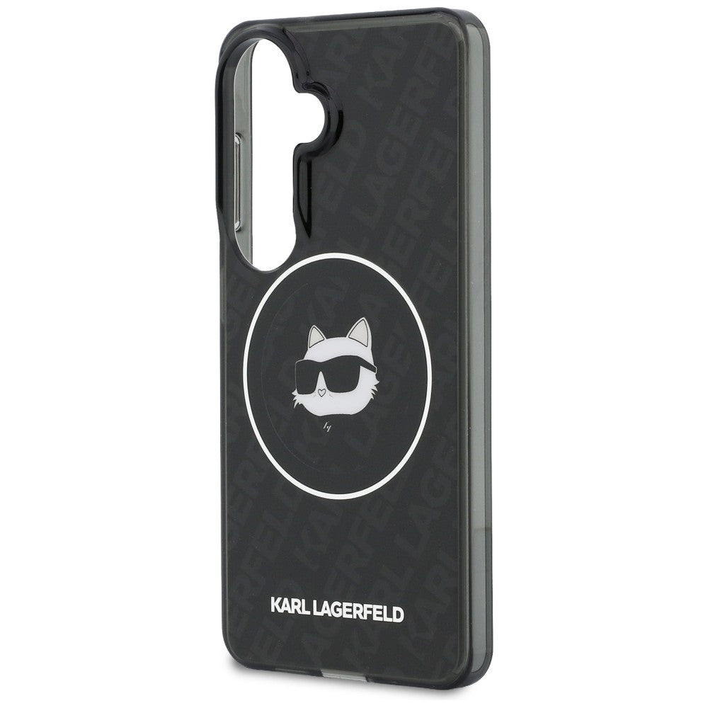 Karl Lagerfeld IML Repeated Choupette MagSafe Case for Samsung Galaxy S26 - Black_5