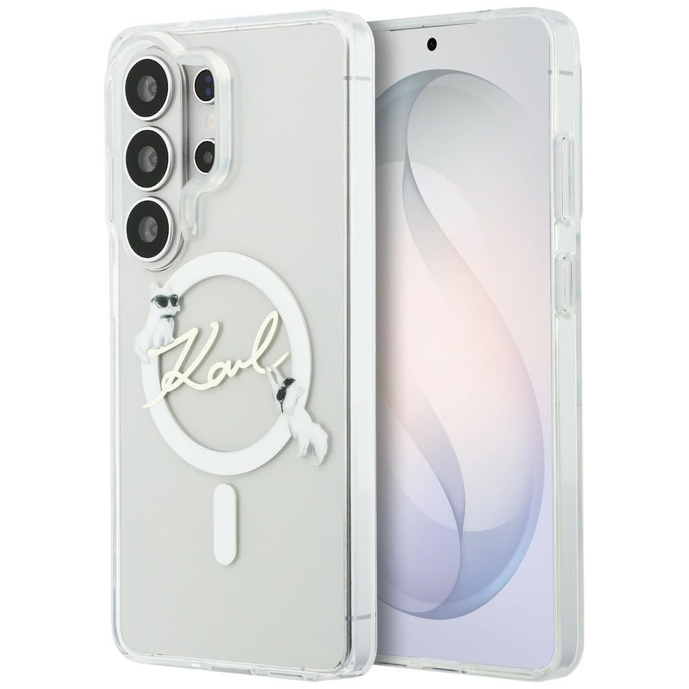Karl Lagerfeld IML KC Script MagSafe Case for Samsung Galaxy S26 Ultra - Transparent_0