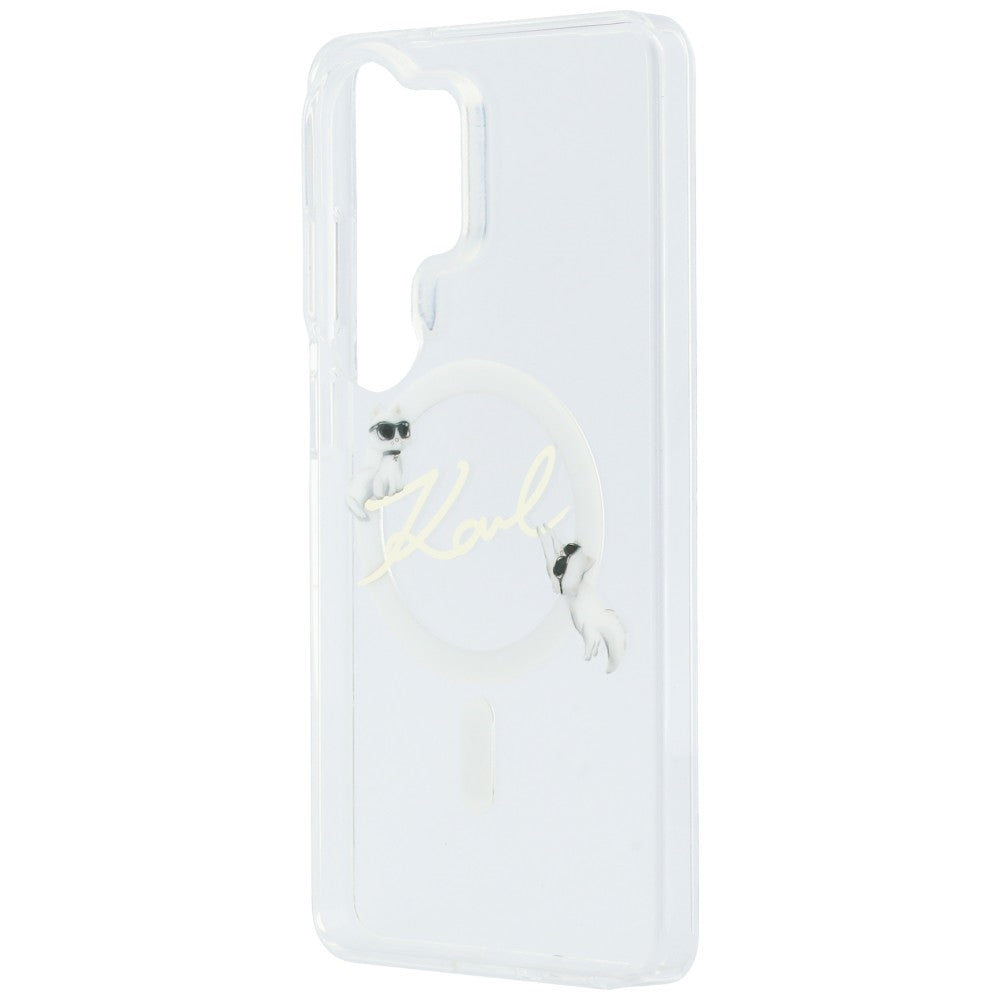 Karl Lagerfeld IML KC Script MagSafe Case for Samsung Galaxy S26 Ultra - Transparent_5