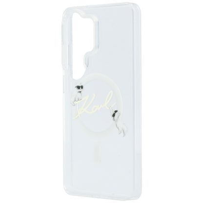Karl Lagerfeld IML KC Script MagSafe Case for Samsung Galaxy S26 Ultra - Transparent_5