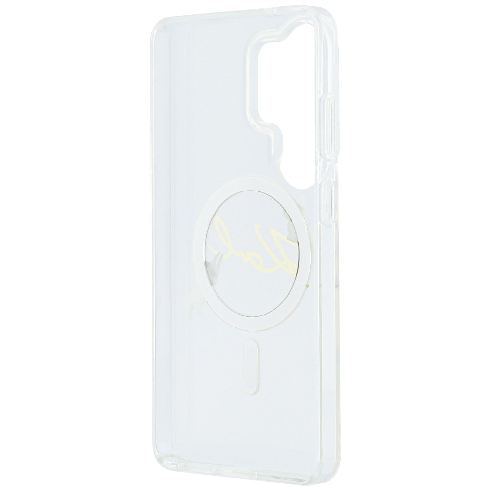 Karl Lagerfeld IML KC Script MagSafe Case for Samsung Galaxy S26 Ultra - Transparent_6