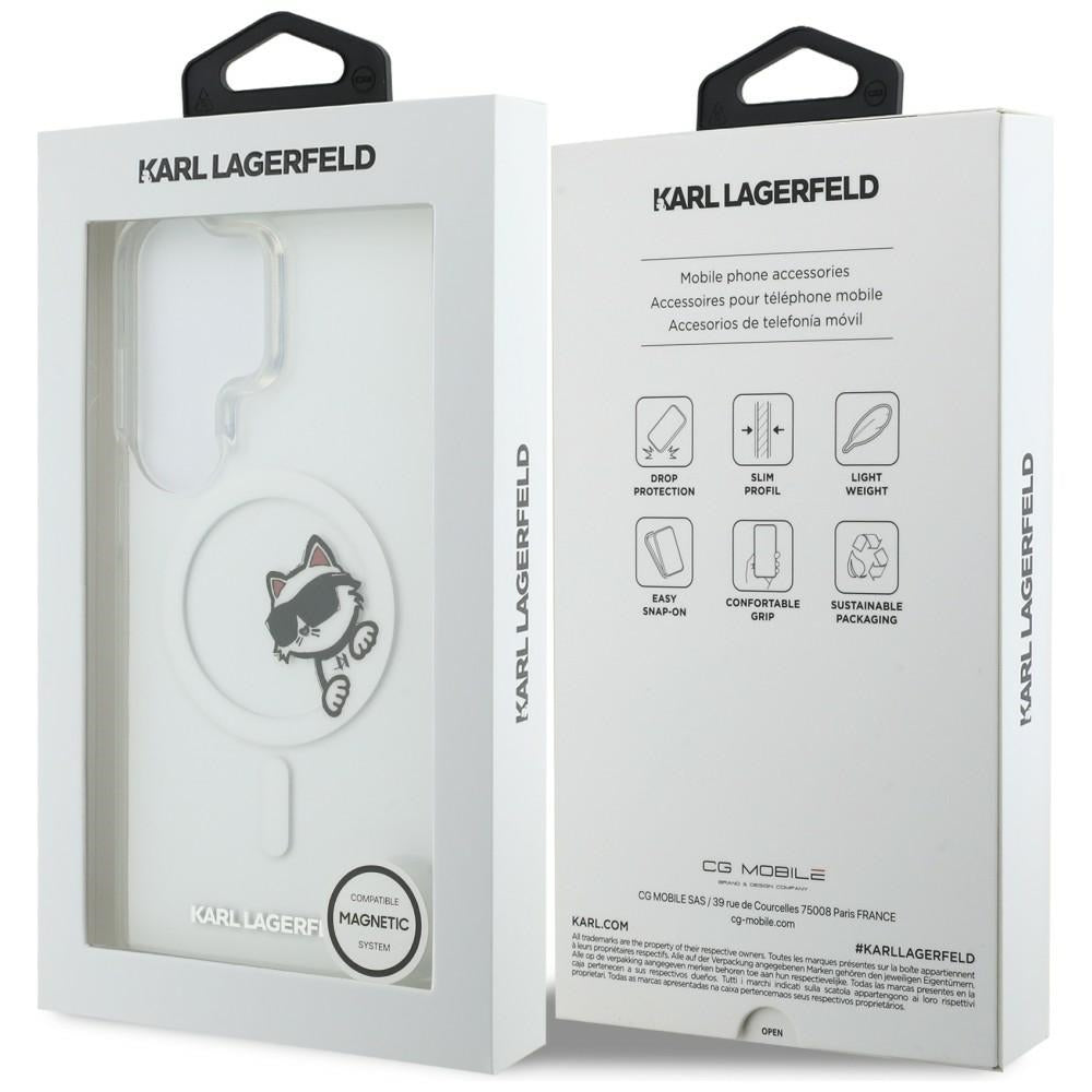 Karl Lagerfeld IML Peekaboo Choupette MagSafe case for Samsung Galaxy S26 Ultra - transparent_7