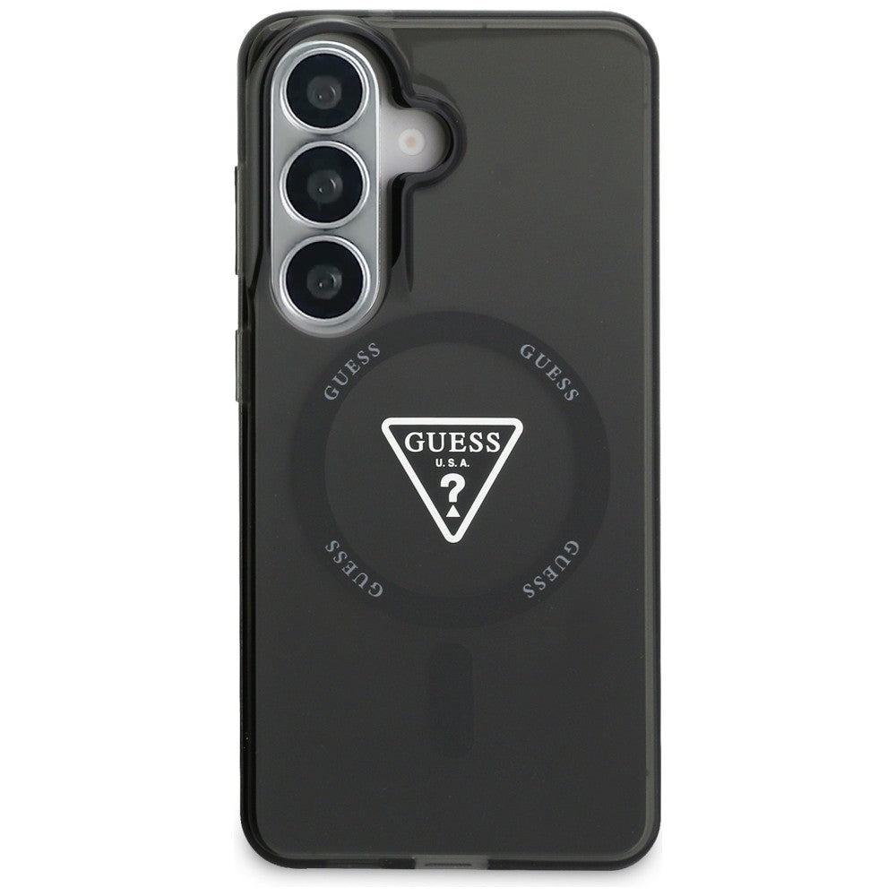 Guess IML Gradient Triangle MagSafe Case for Samsung Galaxy S26 - Black_2