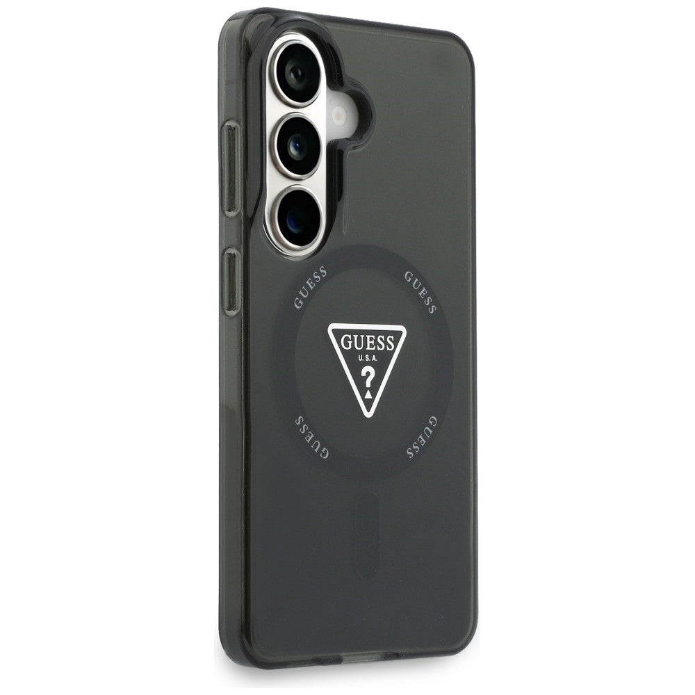 Guess IML Gradient Triangle MagSafe Case for Samsung Galaxy S26 - Black_3