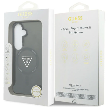 Guess IML Gradient Triangle MagSafe Case for Samsung Galaxy S26 - Black_7