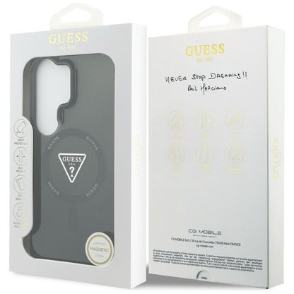 Guess IML Gradient Triangle MagSafe Case for Samsung Galaxy S26 Ultra - Black_7