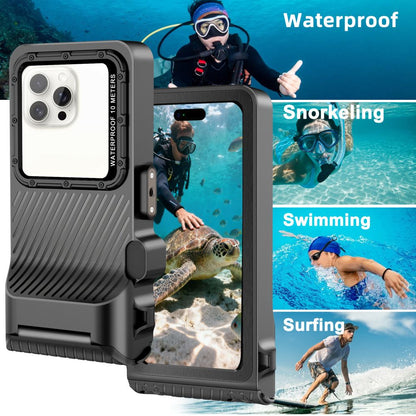 Tech-Protect IPX8 Pro Waterproof Phone Case - Gray and Black_5