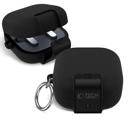 Tech-Protect Slim Hook Case for Samsung Galaxy Buds 4 / 4 Pro - Black_10