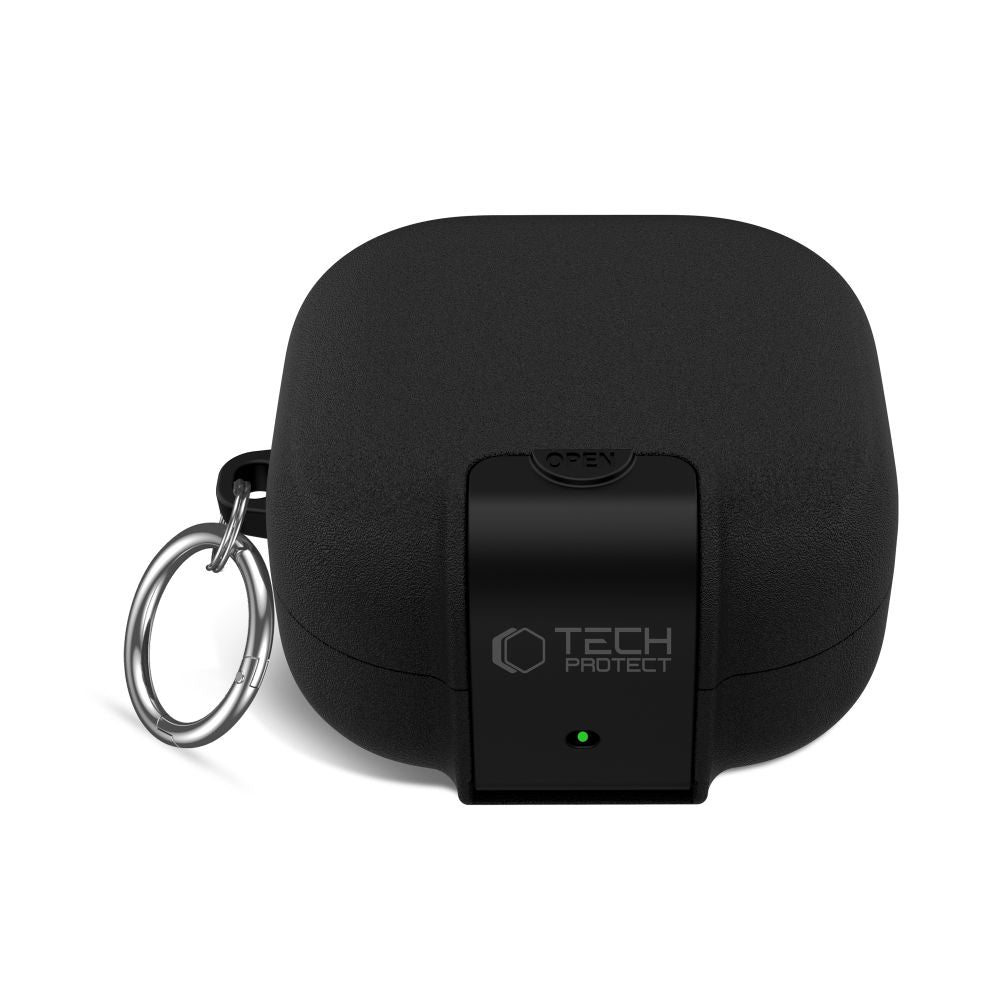 Tech-Protect Slim Hook Case for Samsung Galaxy Buds 4 / 4 Pro - Black_1