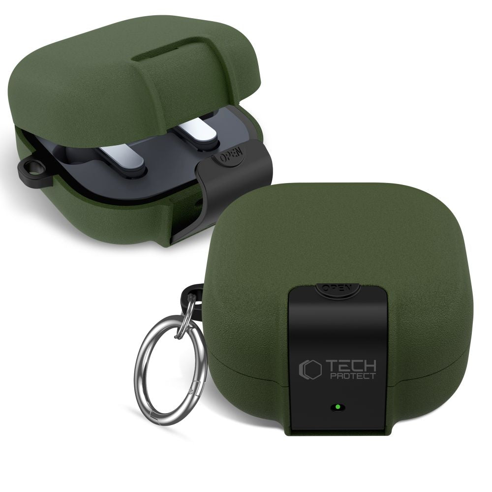 Tech-Protect Slim Hook Case for Samsung Galaxy Buds 4 / 4 Pro - Green_10