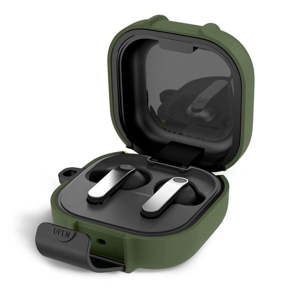 Tech-Protect Slim Hook Case for Samsung Galaxy Buds 4 / 4 Pro - Green_0