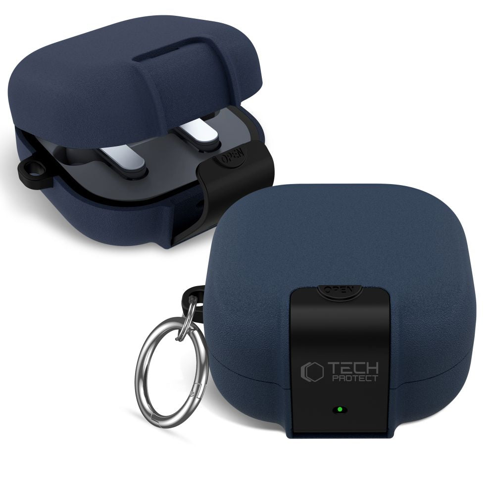 Tech-Protect Slim Hook Case for Samsung Galaxy Buds 4 / 4 Pro - Navy Blue_10