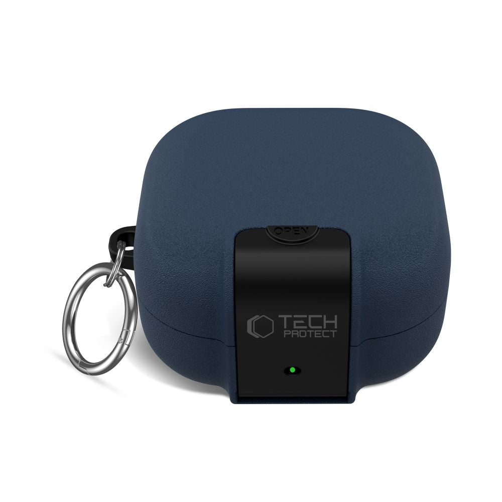 Tech-Protect Slim Hook Case for Samsung Galaxy Buds 4 / 4 Pro - Navy Blue_1