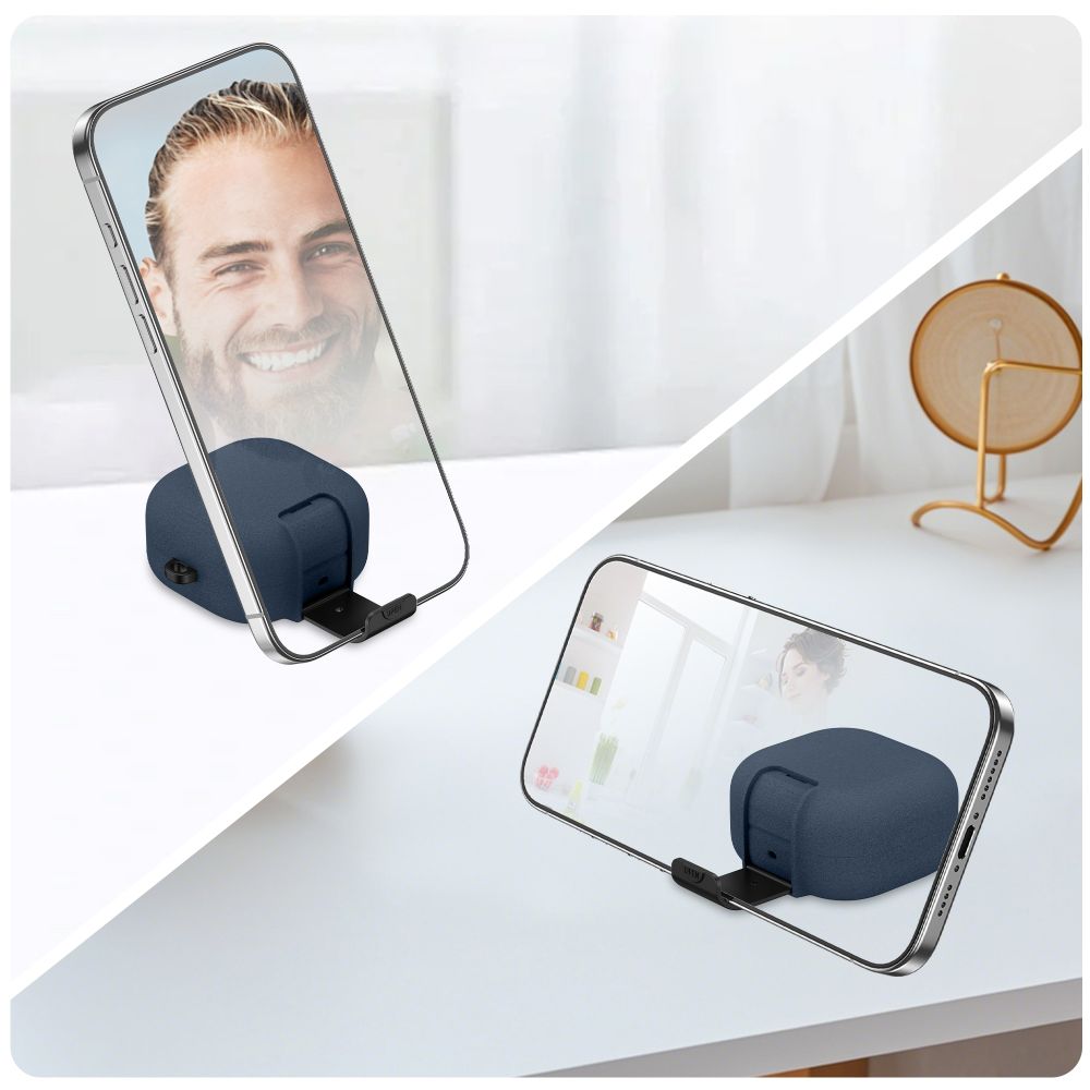 Tech-Protect Slim Hook Case for Samsung Galaxy Buds 4 / 4 Pro - Navy Blue_5