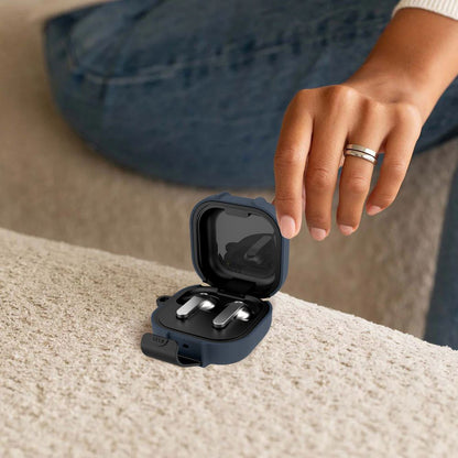 Tech-Protect Slim Hook Case for Samsung Galaxy Buds 4 / 4 Pro - Navy Blue_7