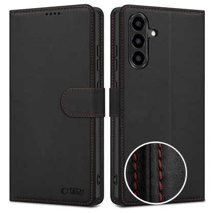 Tech-Protect Wallet Case for Samsung Galaxy A57 5G - Black and Red_0