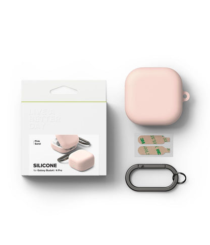 Ringke Silicone Case for Samsung Galaxy Buds 4 / 4 Pro - Pink_4