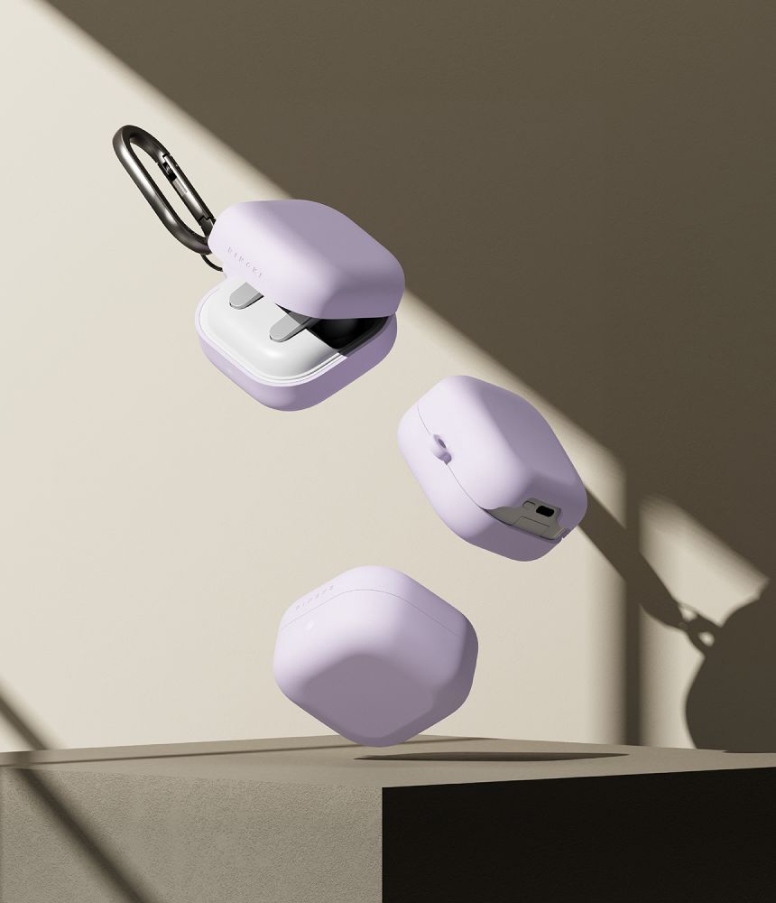Ringke Silicone Case for Samsung Galaxy Buds 4 / 4 Pro - Purple_3
