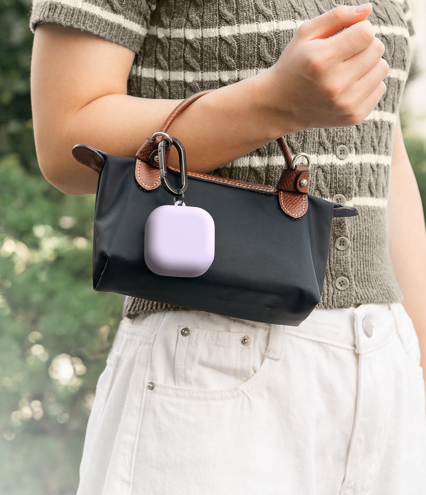 Ringke Silicone Case for Samsung Galaxy Buds 4 / 4 Pro - Purple_4