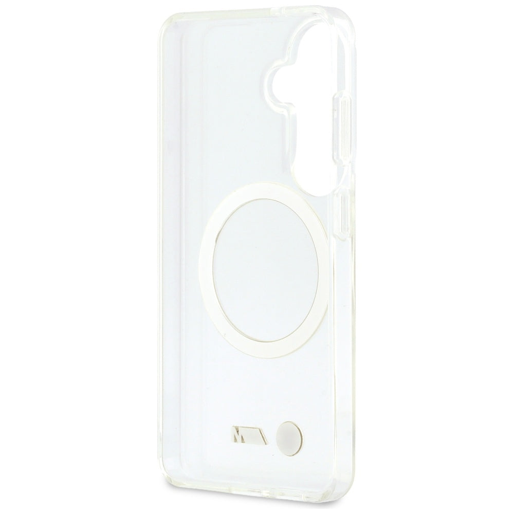 BMW IML Shockproof Metal Logo MagSafe Case for Samsung Galaxy S26 - Transparent_6