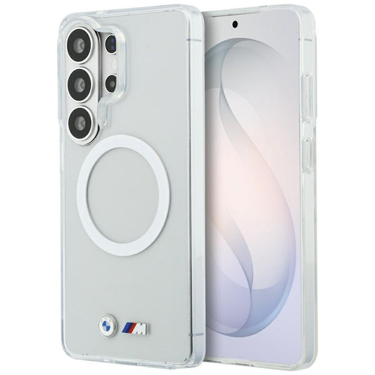BMW IML Shockproof Metal Logo MagSafe Case for Samsung Galaxy S26 Ultra - Transparent_0