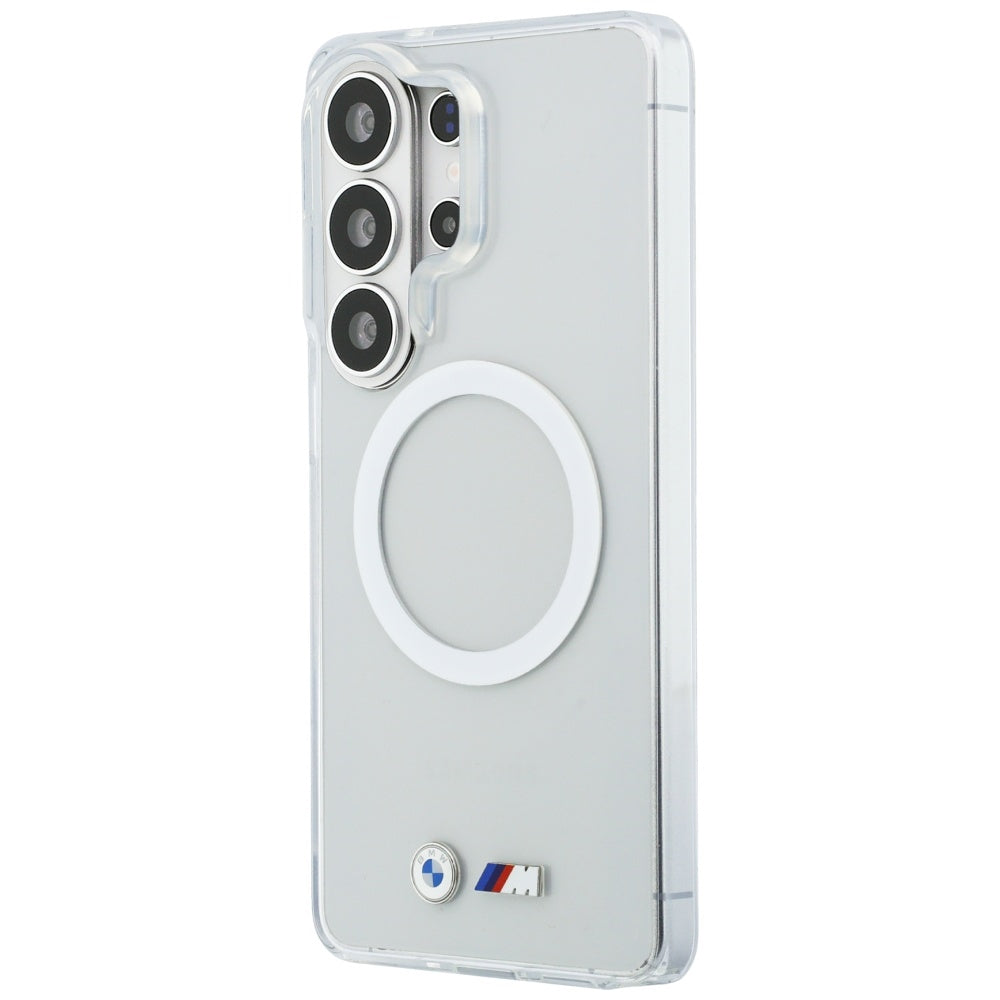 BMW IML Shockproof Metal Logo MagSafe Case for Samsung Galaxy S26 Ultra - Transparent_1