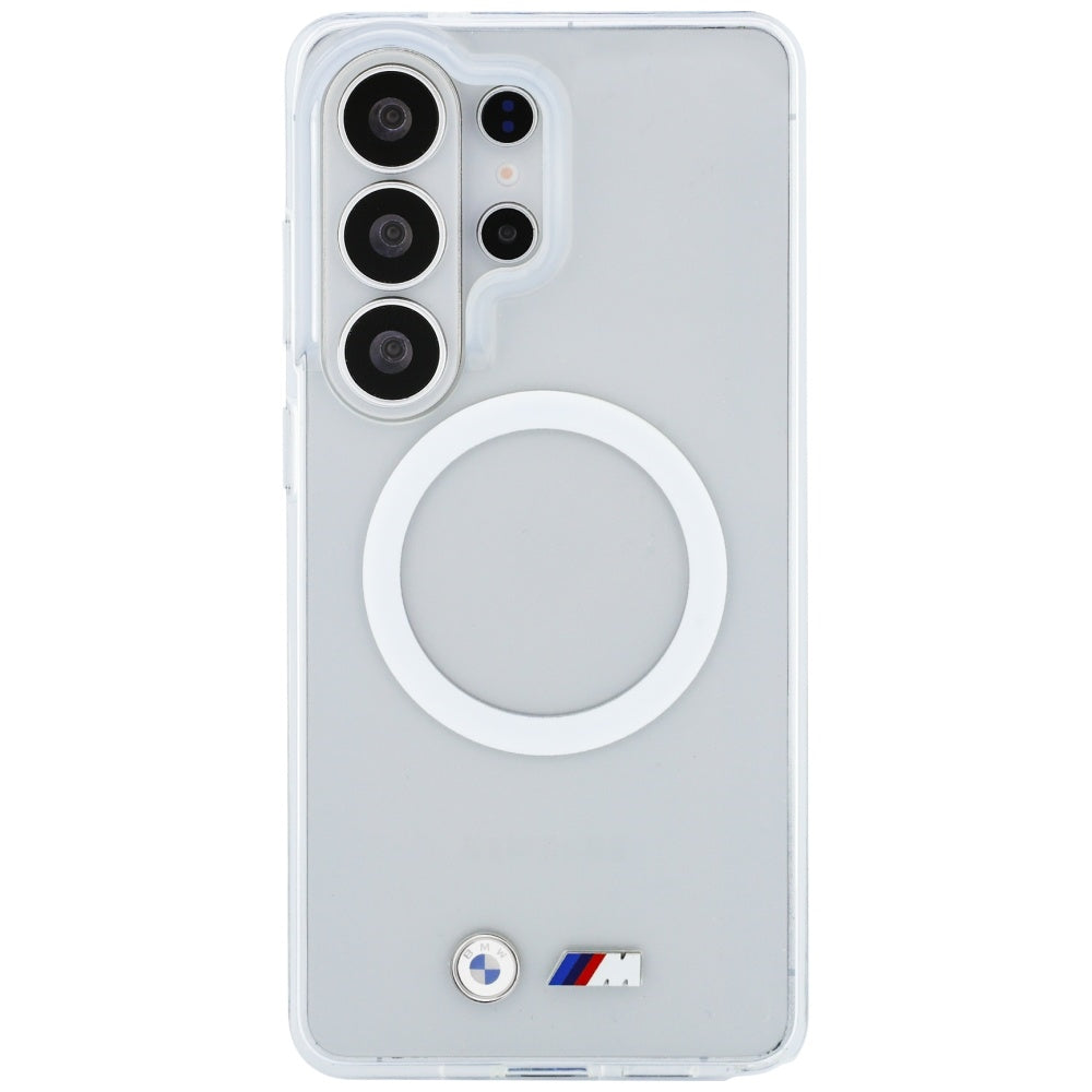 BMW IML Shockproof Metal Logo MagSafe Case for Samsung Galaxy S26 Ultra - Transparent_2