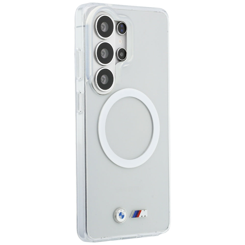 BMW IML Shockproof Metal Logo MagSafe Case for Samsung Galaxy S26 Ultra - Transparent_3