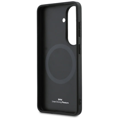 BMW Leather Hot Stamp MagSafe Case for Samsung Galaxy S26 - Black_6