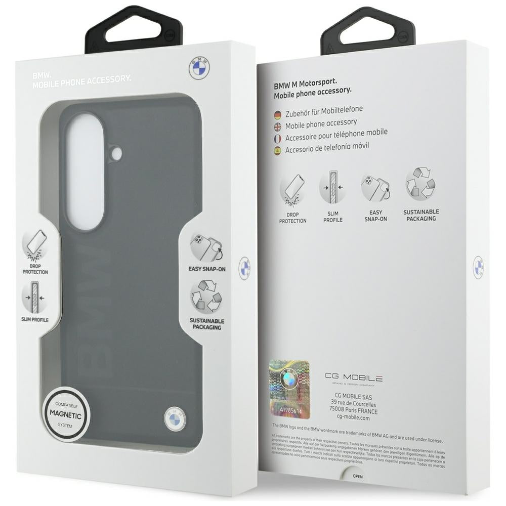 BMW Leather Hot Stamp MagSafe Case for Samsung Galaxy S26 - Black_7