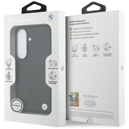 BMW Leather Hot Stamp MagSafe Case for Samsung Galaxy S26 - Black_7