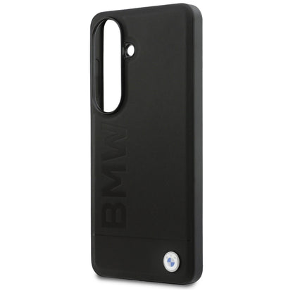 BMW Leather Hot Stamp MagSafe Case for Samsung Galaxy S26 Plus - Black_5