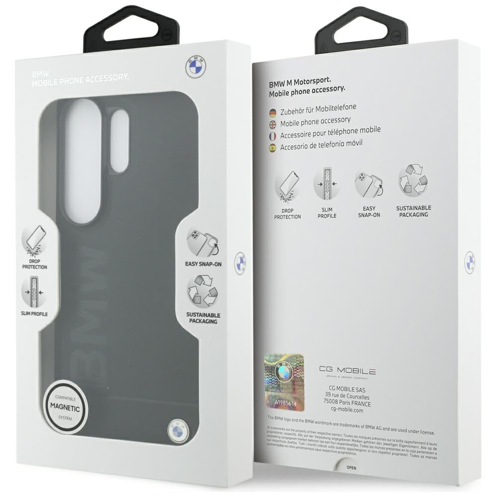 BMW Leather Hot Stamp MagSafe Case for Samsung Galaxy S26 Ultra - Black_7
