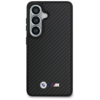 BMW M Kevlar Logo MagSafe Case for Samsung Galaxy S26 - Black_2