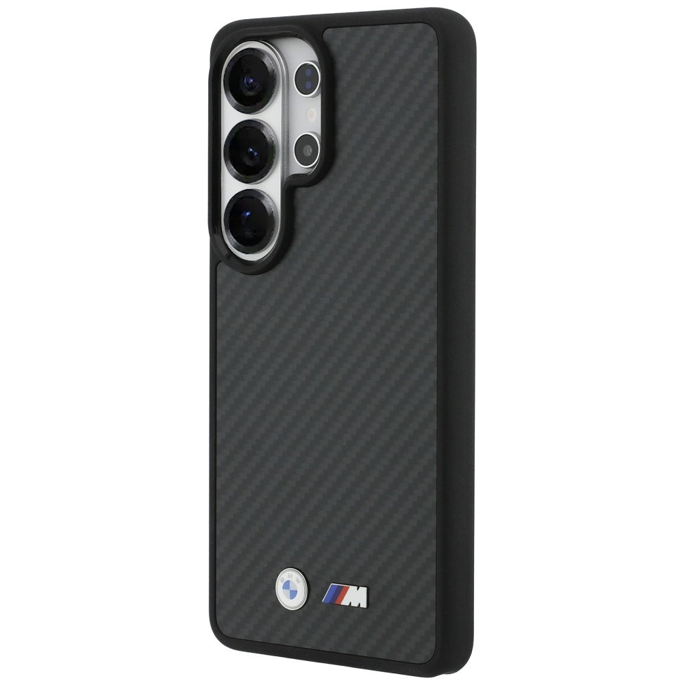 BMW M Kevlar Logo MagSafe Case for Samsung Galaxy S26 Ultra - Black_1