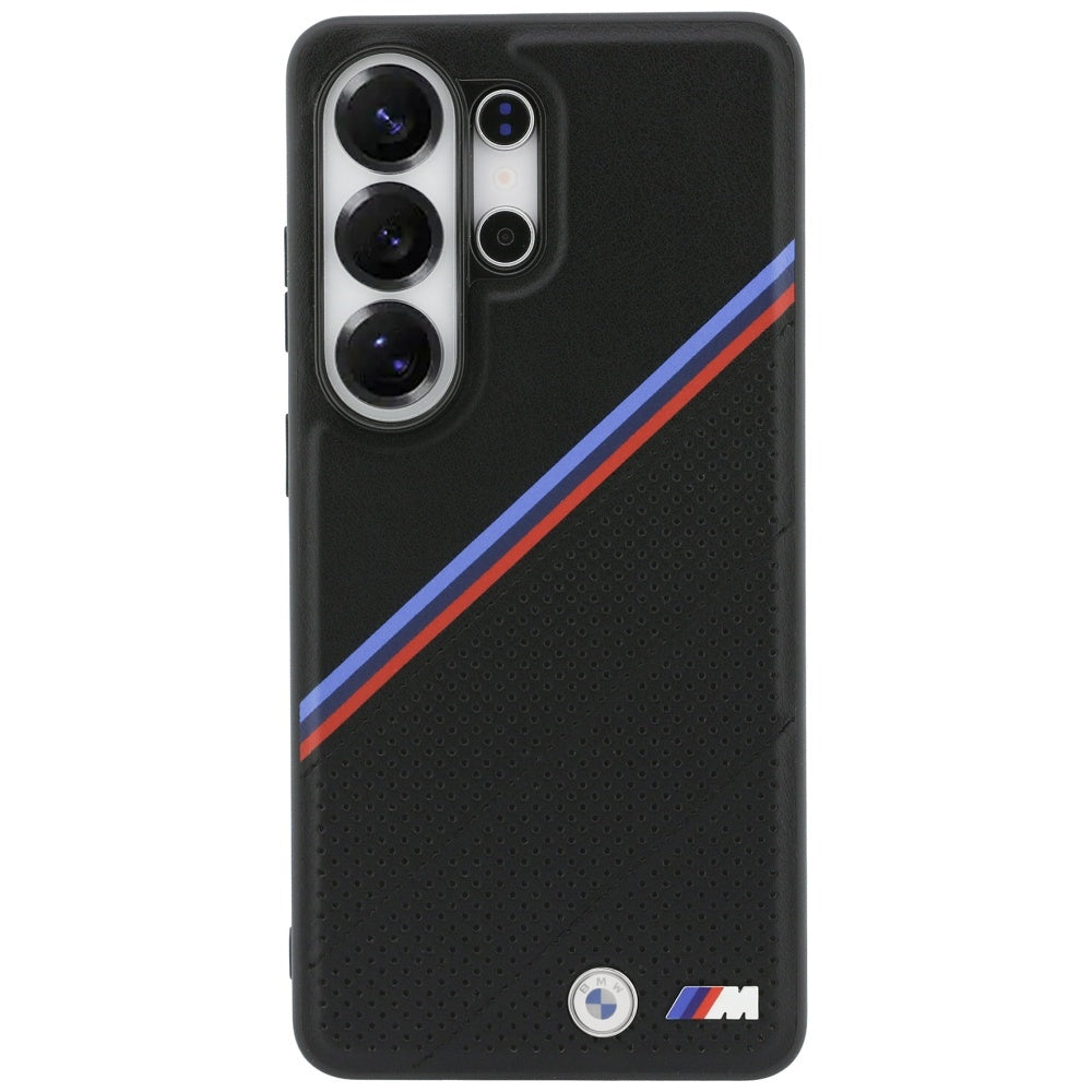 BMW Tricolor Metal Logo MagSafe Case for Samsung Galaxy S26 Ultra - Black_2