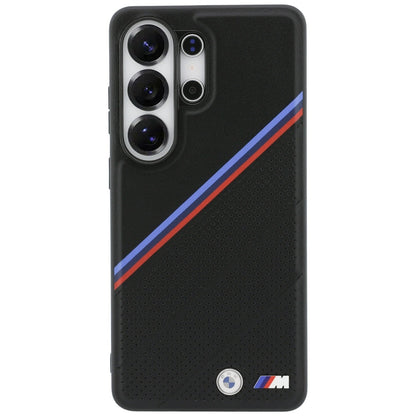 BMW Tricolor Metal Logo MagSafe Case for Samsung Galaxy S26 Ultra - Black_2