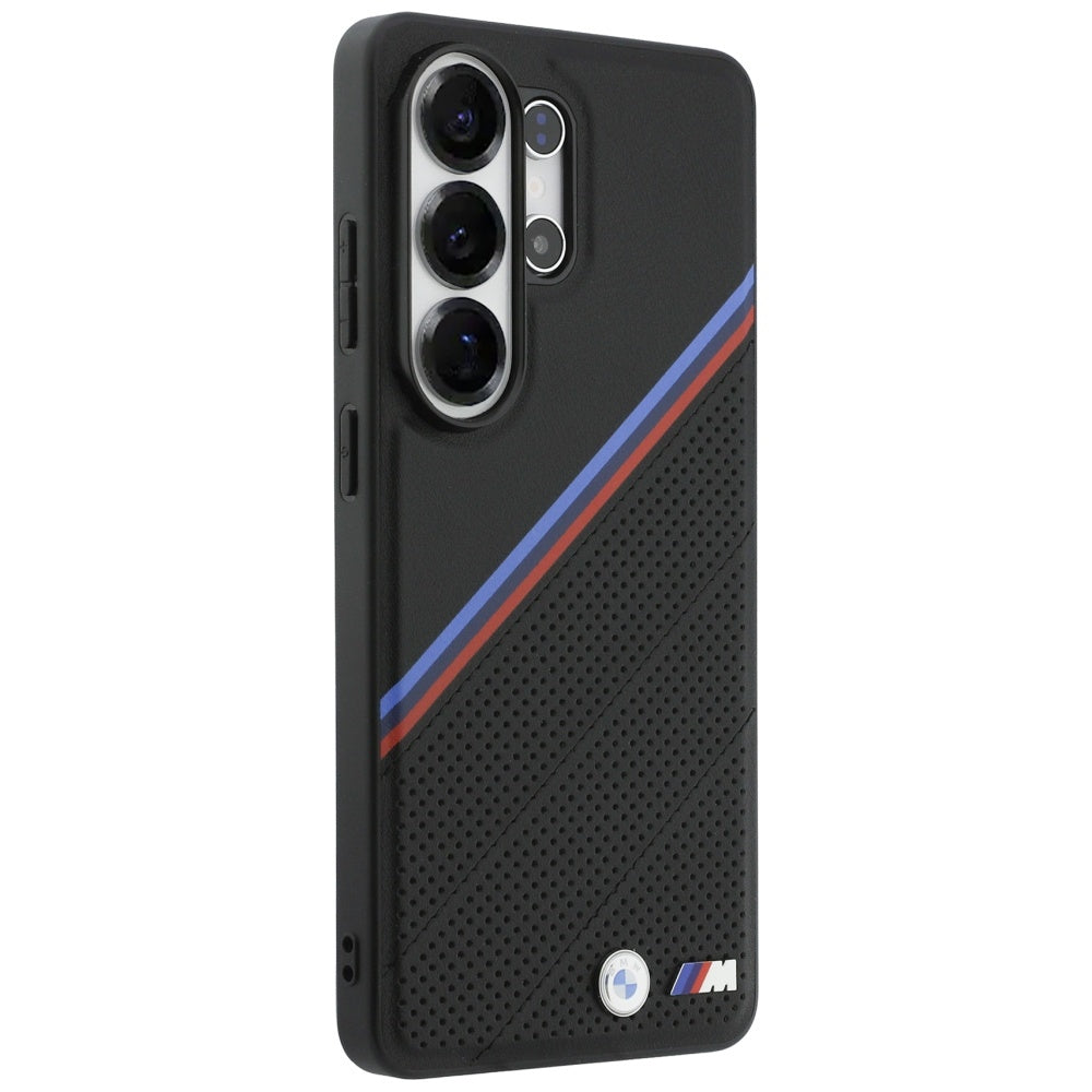 BMW Tricolor Metal Logo MagSafe Case for Samsung Galaxy S26 Ultra - Black_3