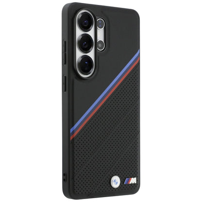 BMW Tricolor Metal Logo MagSafe Case for Samsung Galaxy S26 Ultra - Black_3