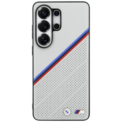 BMW Tricolor Metal Logo MagSafe Case for Samsung Galaxy S26 Ultra - Gray_2