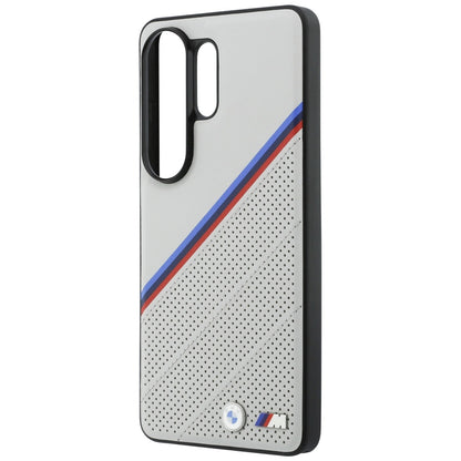 BMW Tricolor Metal Logo MagSafe Case for Samsung Galaxy S26 Ultra - Gray_5