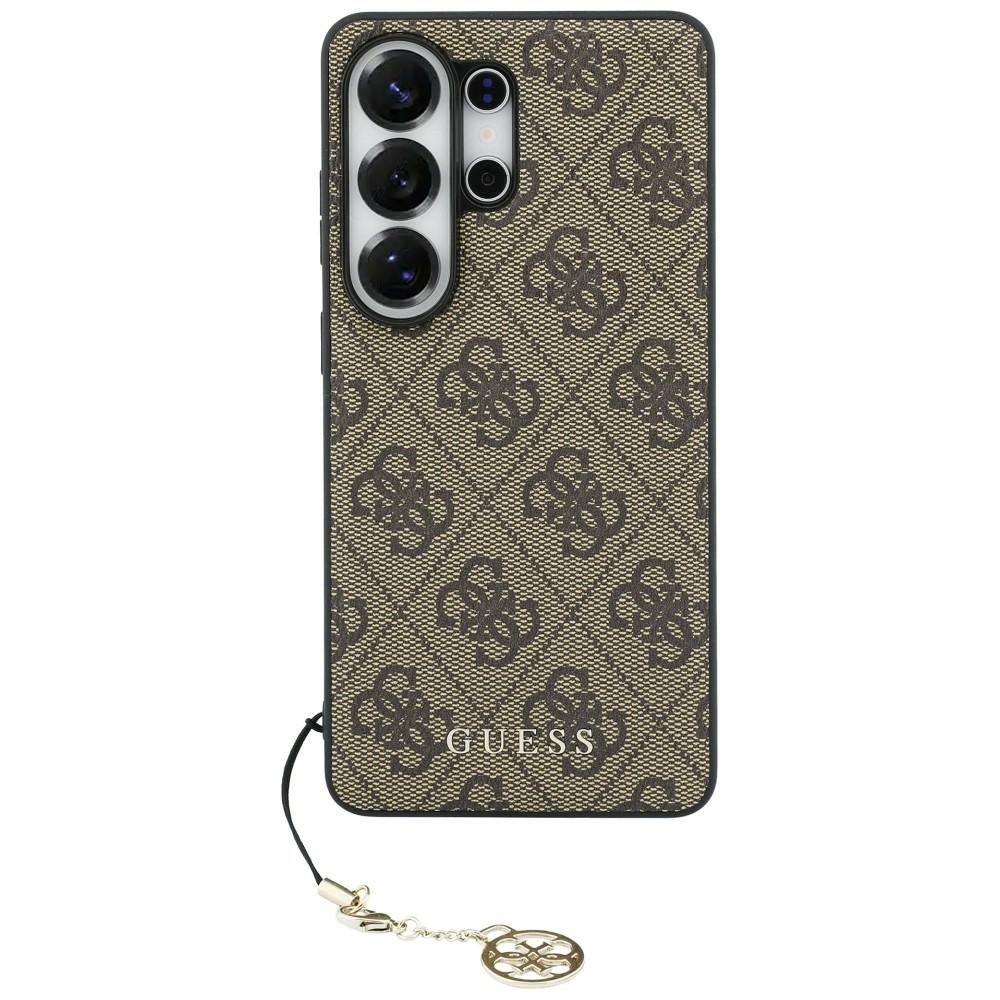 Guess 4G Classic Logo Charm MagSafe Case for Samsung Galaxy S26 Ultra - Brown_0