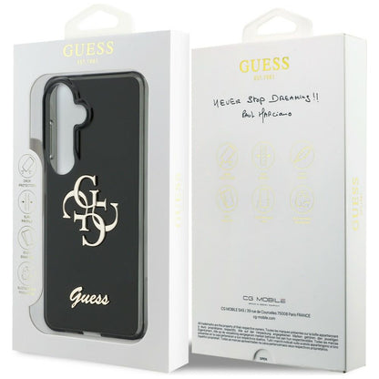 Guess IML Big Metal 4G Script case for Samsung Galaxy S26 - black_7