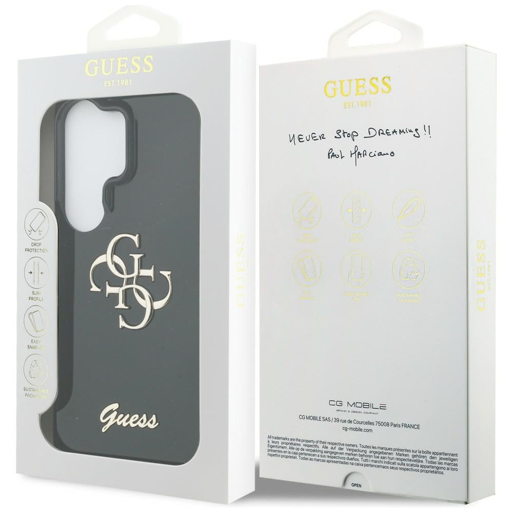 Guess IML Big Metal 4G Script case for Samsung Galaxy S26 Ultra - black_7