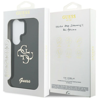 Guess IML Big Metal 4G Script case for Samsung Galaxy S26 Ultra - black_7
