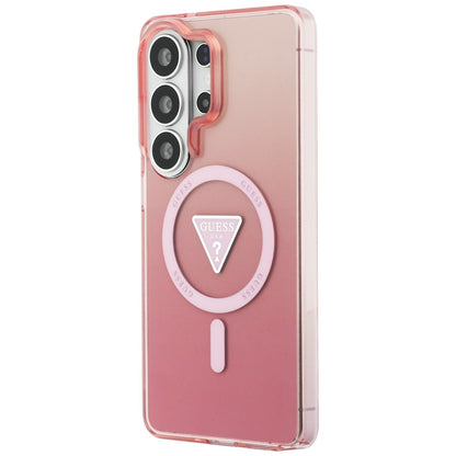 Guess IML Gradient Triangle MagSafe Case for Samsung Galaxy S26 Ultra - Pink_1