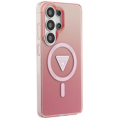 Guess IML Gradient Triangle MagSafe Case for Samsung Galaxy S26 Ultra - Pink_3