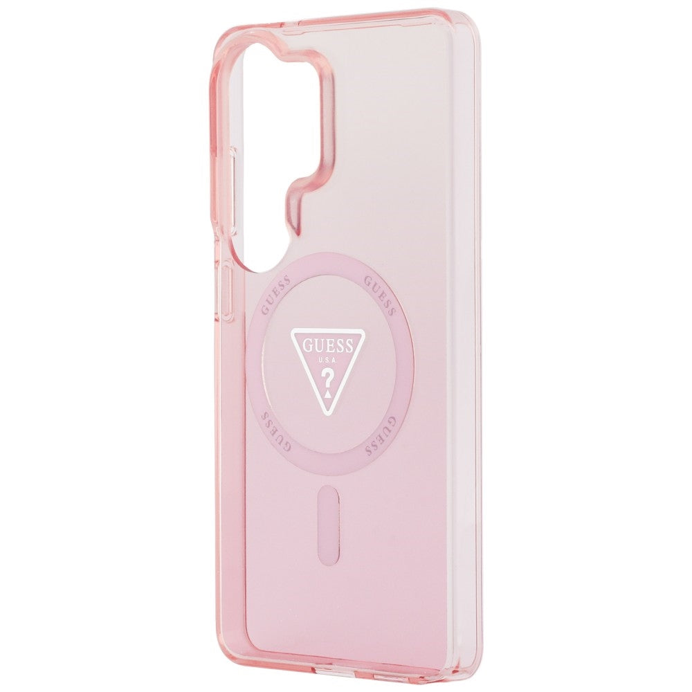 Guess IML Gradient Triangle MagSafe Case for Samsung Galaxy S26 Ultra - Pink_5