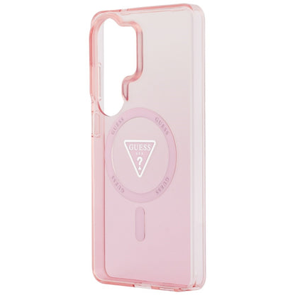 Guess IML Gradient Triangle MagSafe Case for Samsung Galaxy S26 Ultra - Pink_5