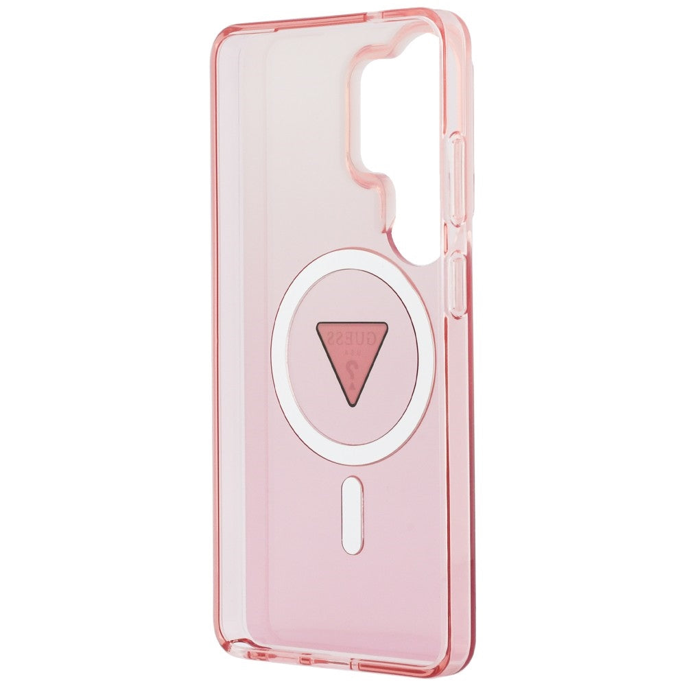 Guess IML Gradient Triangle MagSafe Case for Samsung Galaxy S26 Ultra - Pink_6
